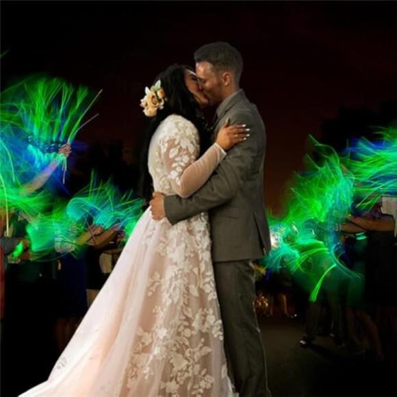 Glow Sticks Bulk 100ct 22'' Glow Necklaces with Connectors, for Party Festivals - Picture 3 of 7